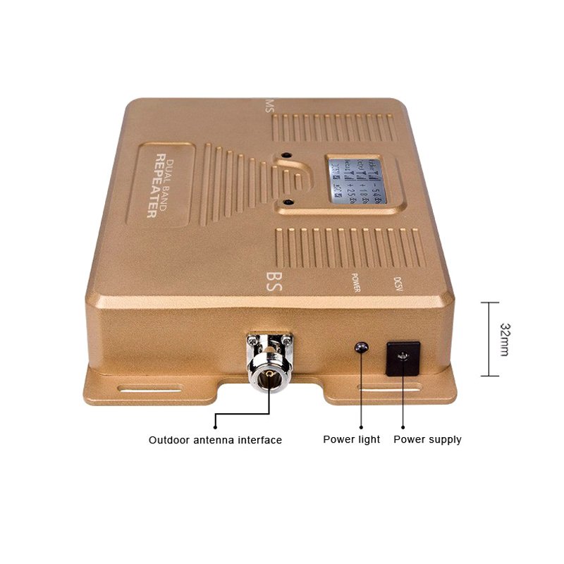 ATNJ Intelligence Network Repeater 850 900MHz Dual Band Booster 2G 3G for Home Use with AGC and ALC Functions